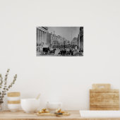 Wall Street 1867 Poster (Küche)