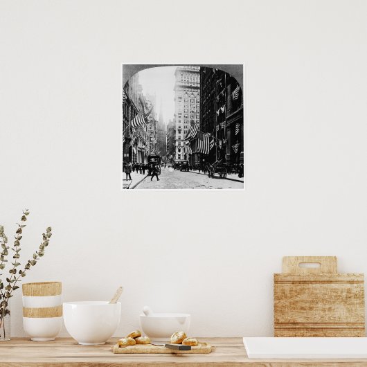 Wall Street 1900 Poster (Küche)