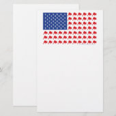 Wall Street American Flag Briefpapier (Vorne/Hinten)