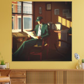 Wall Street Analyst Leinwanddruck (Insitu (Wohnzimmer))