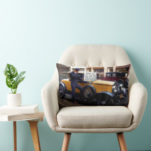 Wall Street Anleger verkaufen Auto nach Crash 1929 Lendenkissen