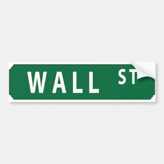 Wall Street Autoaufkleber (Vorne)