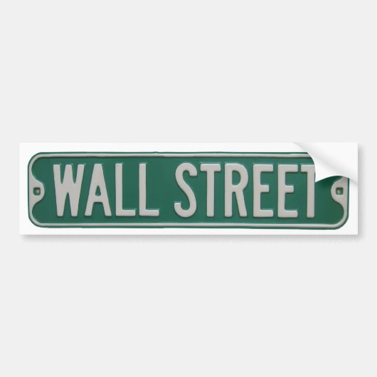 Wall Street Autoaufkleber (Vorne)
