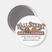 WALL-STREET-BREWING-Company Magnet (Vorderseite/Rückseite)