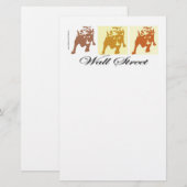 Wall Street Briefpapier (Vorne/Hinten)