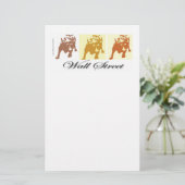 Wall Street Briefpapier (Stehend Vorderseite)