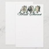 Wall Street Briefpapier (Vorne/Hinten)