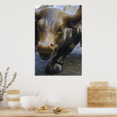 Wall Street Bull Poster (Küche)