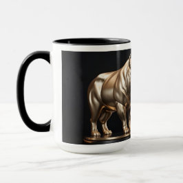 Wall Street Bull und Bären-Tasse Tasse