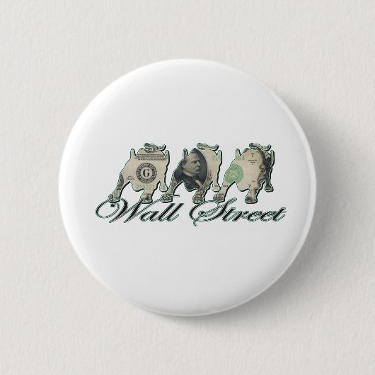 Wall Street/Geld Button (Vorderseite)