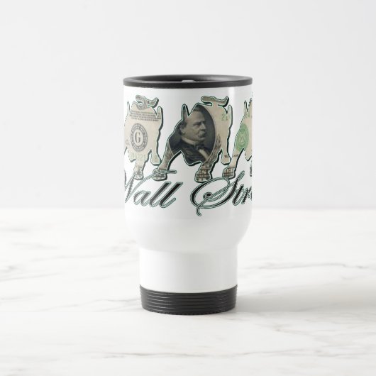 Wall Street/Geld Reisebecher (Mittel)