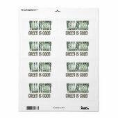 Wall Street/Gier ist gut (Vorne)