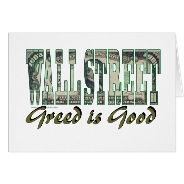 Wall Street/Gier ist gut (Vorderseite (Horizontal))