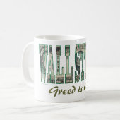 Wall Street/Gier ist gut Kaffeetasse (Vorderseite Links)