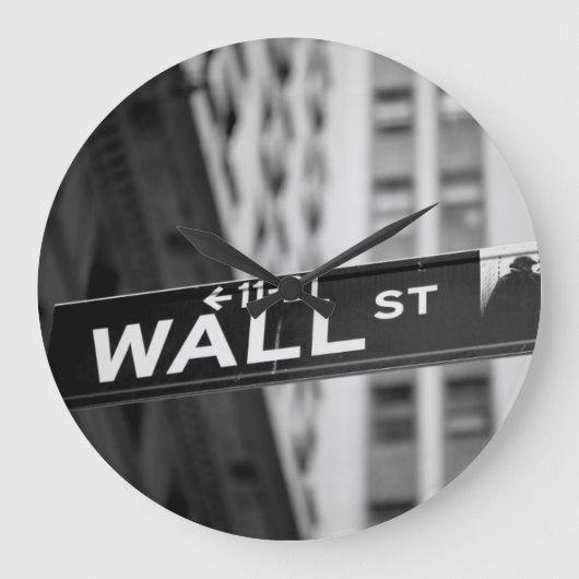 Wall street große wanduhr (Vorderseite)