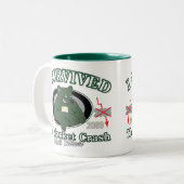 Wall Street/I hat den Marktabsturz überlebt Zweifarbige Tasse (Vorderseite Links)