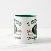 Wall Street/I hat den Marktabsturz überlebt Zweifarbige Tasse (Mittel)