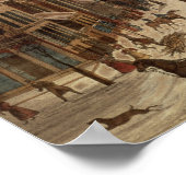 Wall Street im Winter Poster (Ecke)