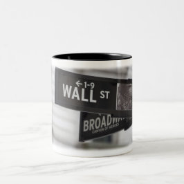 Wall Street-Kaffeetasse Zweifarbige Tasse