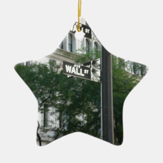 Wall Street Keramik Ornament (Vorne)