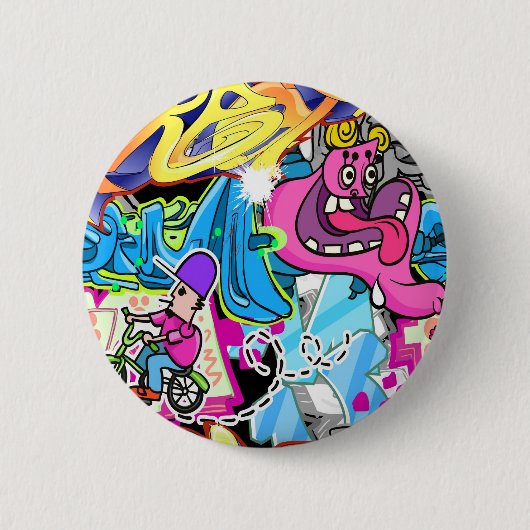 Wall Street-Kunst Button (Vorderseite)