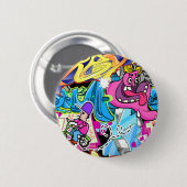 Wall Street-Kunst Button (Vorne & Hinten)