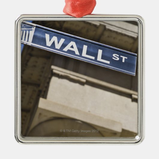 Wall Street Ornament Aus Metall (Vorne)
