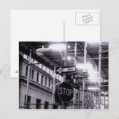 Wall Street Postcard Postkarte (Vorne/Hinten)