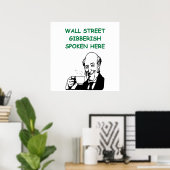 wall street poster (Heimbüro)