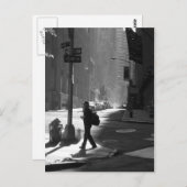 Wall Street Postkarte (Vorne/Hinten)