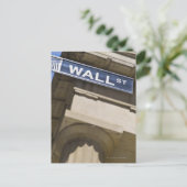 Wall Street Postkarte (Stehend Vorderseite)