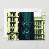 Wall Street Postkarte (Vorne/Hinten)
