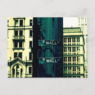 Wall Street Postkarte