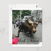 Wall Street Postkarte (Vorne/Hinten)