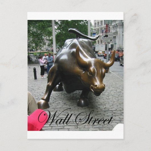 Wall Street Postkarte (Vorderseite)