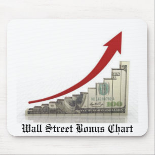 Wall Street-Prämien-Diagramm Mousepad