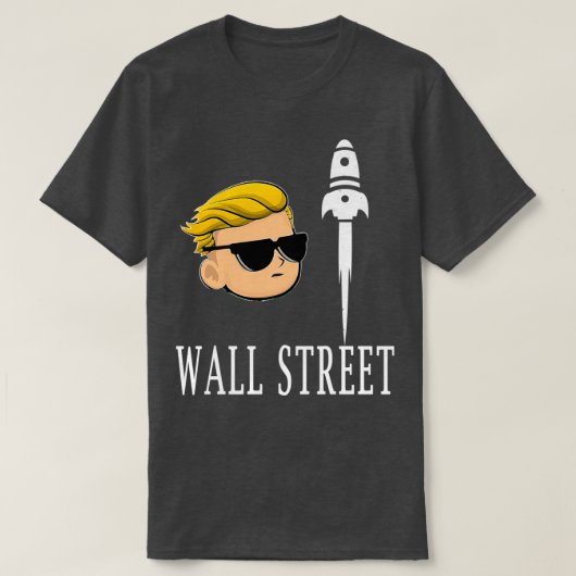 Wall-Street-Rakete 1 T-Shirt (Design vorne)