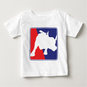 Wall Street Red White und Blue Bull Baby T-shirt