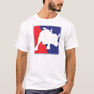 Wall Street Red White und Blue Bull T-Shirt