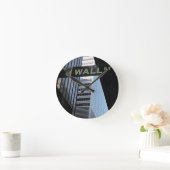 Wall Street Runde Wanduhr (Zuhause)