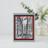 Wall Street Scott Joplin Postkarte (Stehend Vorderseite)