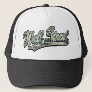 Wall-Street-Script-in-Bill Truckerkappe