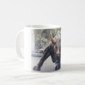 Wall Street Stier durch Paul Jackson Kaffeetasse (Vorderseite Links)