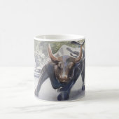Wall Street Stier durch Paul Jackson Kaffeetasse (Mittel)