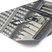Wall Street und Broadway, New York City Poster (Ecke)
