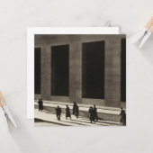 Wall Street (von Paul Strand, 1915) Karte (Vorderseite/Rückseite Beispiel)