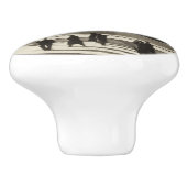 Wall Street (von Paul Strand, 1915) Keramikknauf (Seitenansicht)