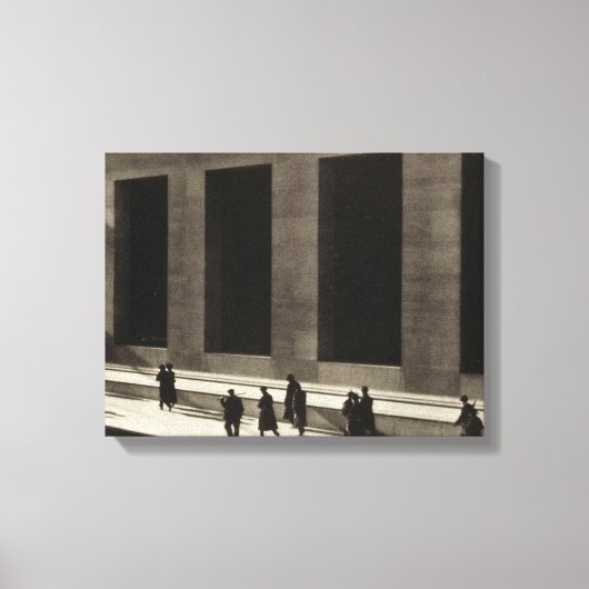 Wall Street (von Paul Strand, 1915) Leinwanddruck (Vorderseite)