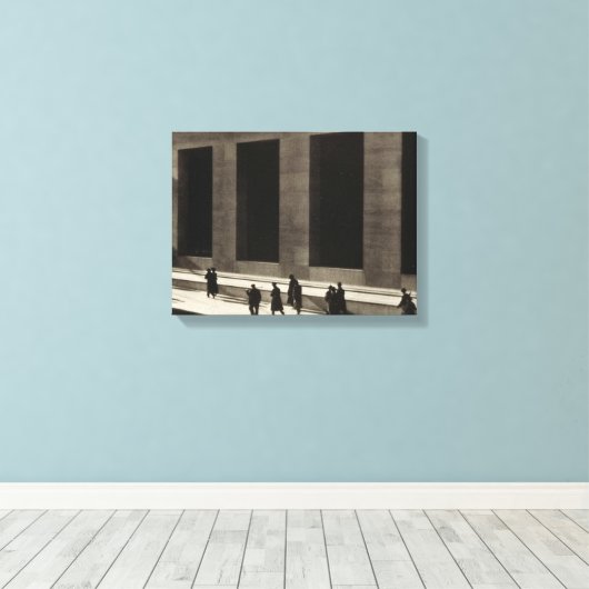 Wall Street (von Paul Strand, 1915) Leinwanddruck (Insitu (Holzboden))