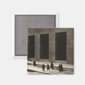 Wall Street (von Paul Strand, 1915) Magnet (Vorderseite/Rückseite)